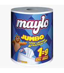 Prosoape de bucătărie MAYLO, 85 m, cu derulare centrală 1 rolă 2 pliuri , JUMBO
